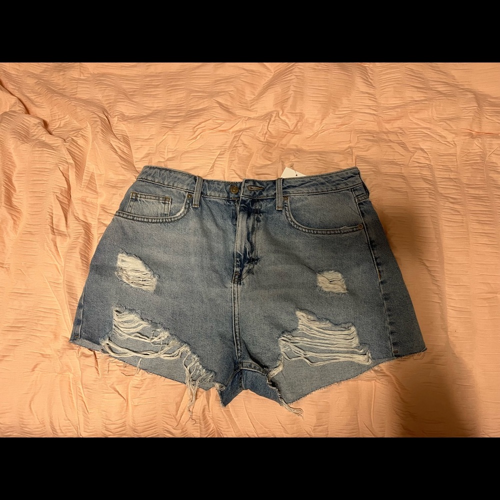 NWT Forever 21 high rise jean shorts